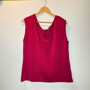 White House Black Market Rayon Blend Super Soft Lightweight Sleeveless Top XL